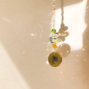 Cat Memorial Sun Catcher – Personalized Pet Loss Gift with Engraved Portrait – Sympathy Gift for Loss of Cat